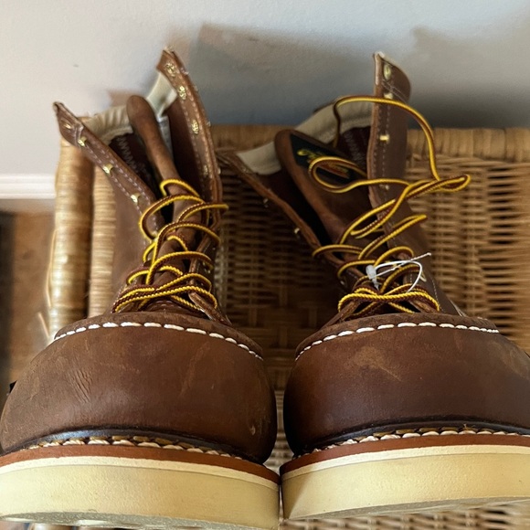 Thorogood American Heritage 8” Toe Safety Work Boots Size 10 EE NWT READ main image 8